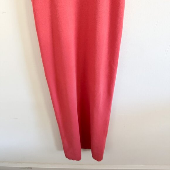 A.L.C. Coral Pink Marc Bodycon Midi Dress M - Picture 4 of 7